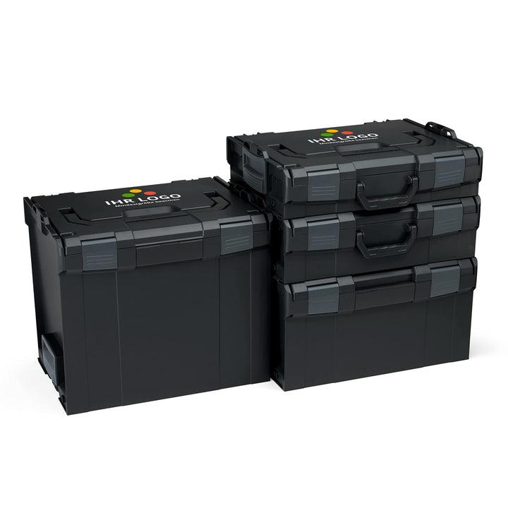 L-BOXX CUSTOM L-BOXX Werkzeugkoffer aus Kunststoff, Grösse 1 bis 4, Schwarz, ohne ihn, Werkzeugkiste