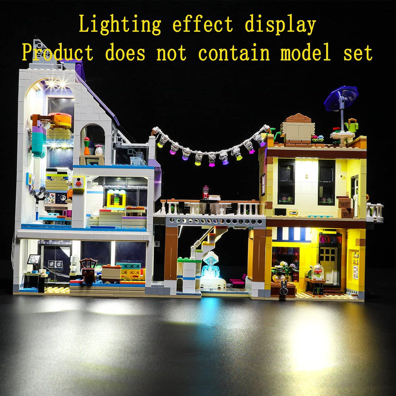 GEAMENT LED Licht-Set Kompatibel mit Lego Stadtzentrum (Downtown Flower and Design Stores) - Beleuch