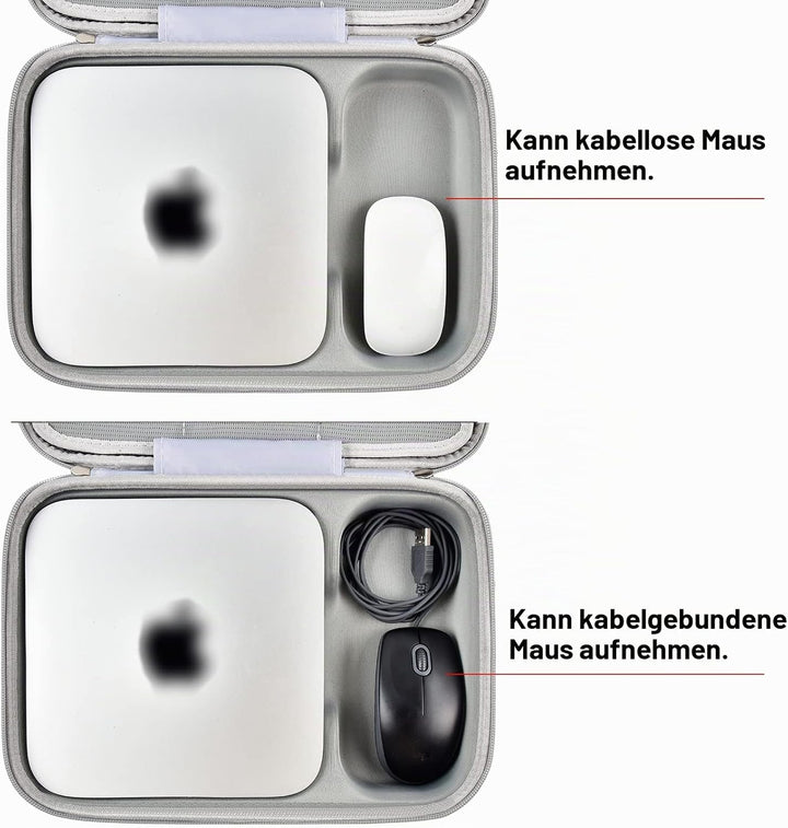 Tasche Kompatibel mit Apple 2023 Mac Mini M2/Mac Mini M1 Pro Vorgängermodell Desktop Computer, Hard