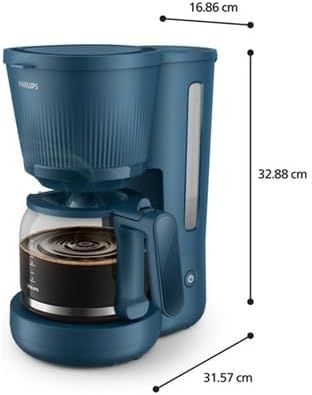 Cafetiere filtre Philips HD7411/70 Serie 3000 1,2L bleu