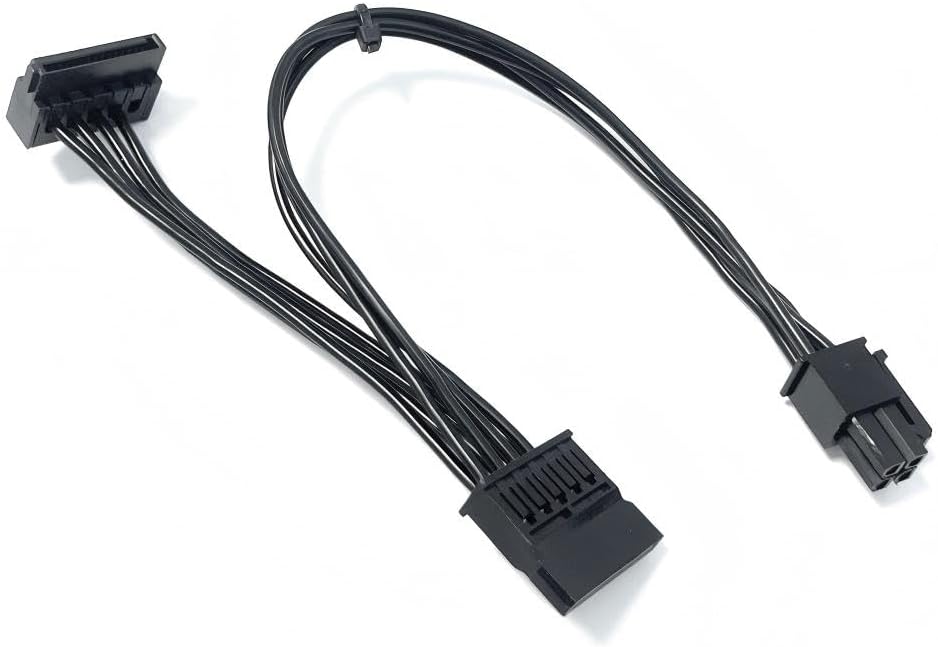 Pwr (2 * 2) to 2 SATA 15pin Stromversorgungskabel Ersatzteil für HP M01 M02 N01 S01 TE01 TG01 TP01 L