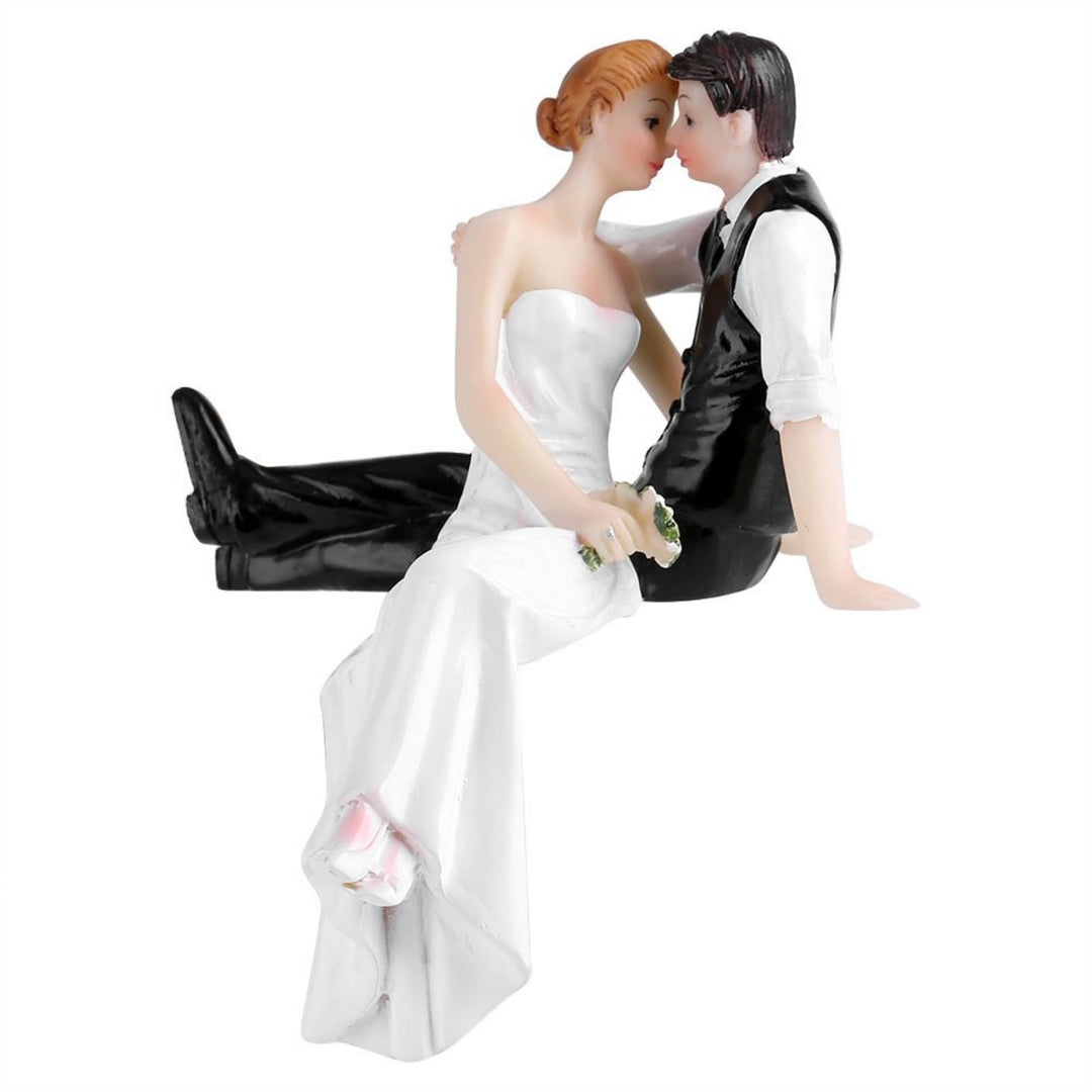 Brautpaar Liebespaar Figuren, Hochzeitstorte Figuren, Paar Braut und Bräutigam Harz Figur Lustige De