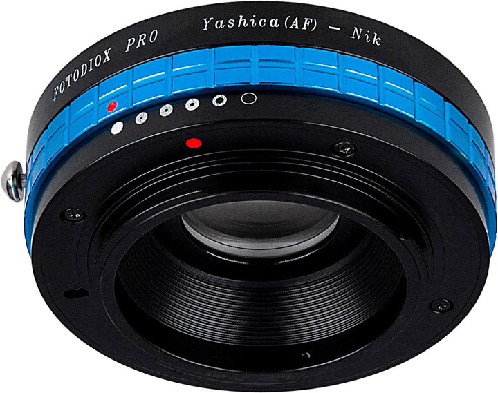 Fotodiox Pro Lens Mount Adapter - Yashica 230AF (YAF, Y230AF) Lens to Nikon SLR/DSLR Camera with Ape