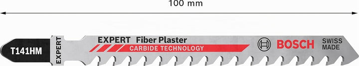 Bosch Accessories Professional 10 tlg. EXPERT ‘Fiber Plaster’ T 141 HM Stichsägeblatt (für Faserzeme