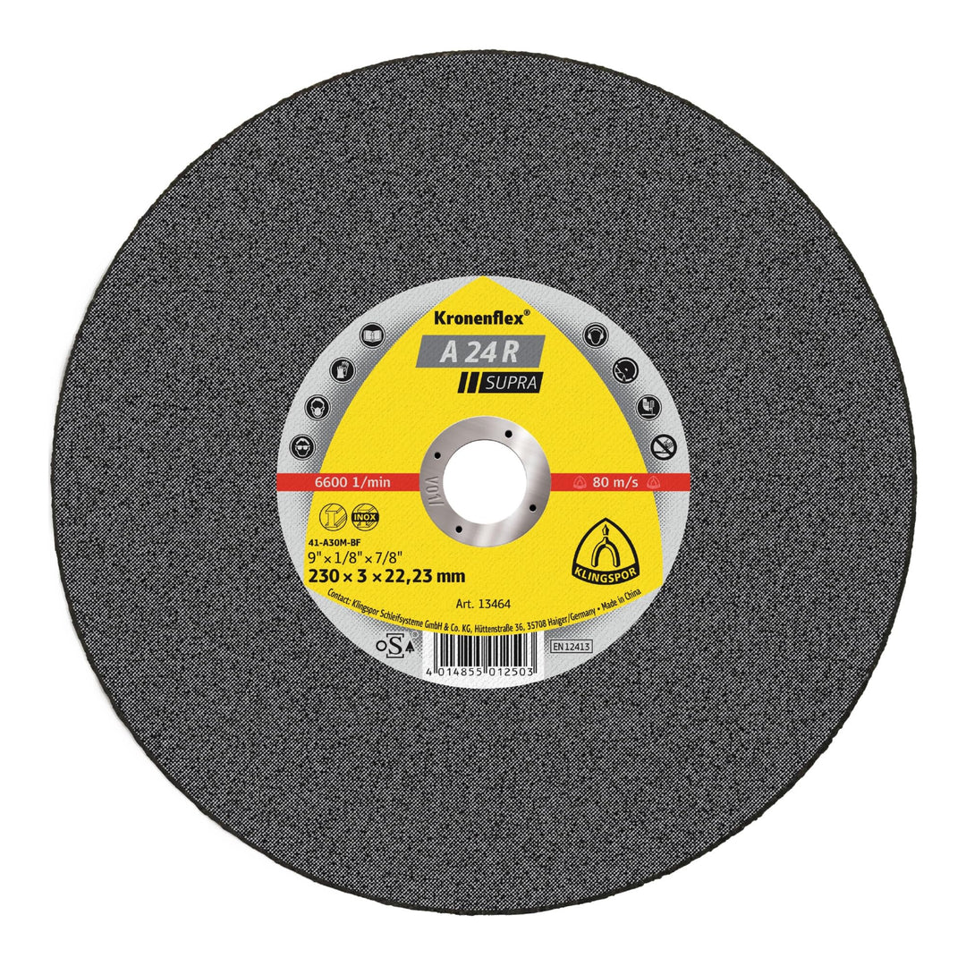Klingspor 13754 A 24 R, Trennscheibe für Handmaschinen, Verpackungseinheit 25, 100X2,5X16, G, 25 100