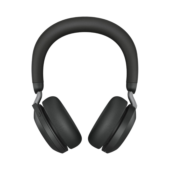 Jabra Evolve2 75 Wireless PC Headset with 8-Microphone Technology - Dual Foam Stereo Headphones with