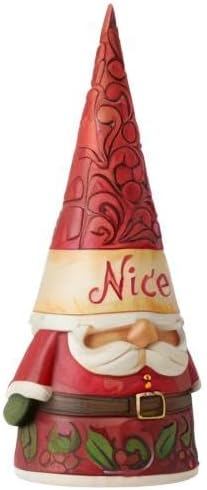 Enesco Heartwood Creek 6009185 Jim Shore Naughty and Nice zweiseitige Zwergfigur, rot, 21 cm 8.27 in