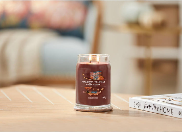 Yankee Candle Autumn Daydream grosses Glas