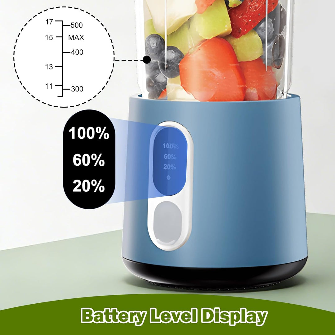 Tragbarer Mixer Smoothie Maker Standmixer - 300 Watt Mini Mixer, Mini Blender, Smoothie Maker to go,