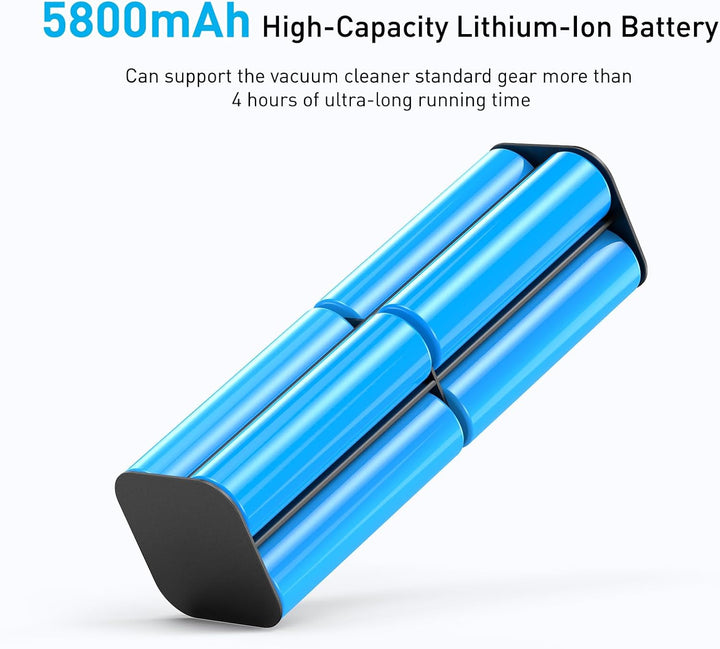 NASTIMA 14,4V 5800mAh Li-Ion Akku Kompatibel mit Eufy Robovac L70 Hybrid, T2190, T2190G21, Teilenumm