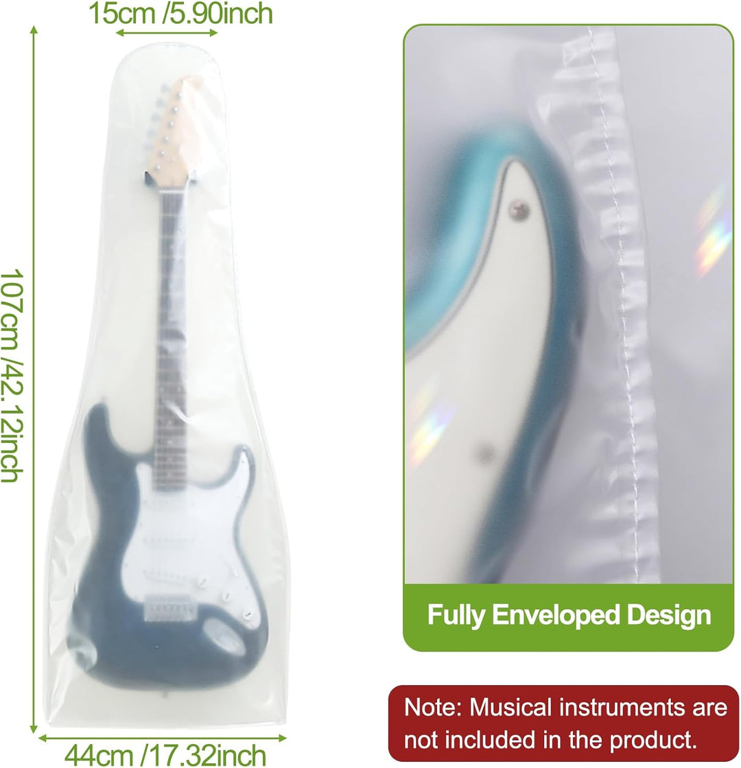 Premium Gitarren-Staubschutz - Wasserabweisender Polyester-Schutz für Akustik-, Elektro- und Konzert