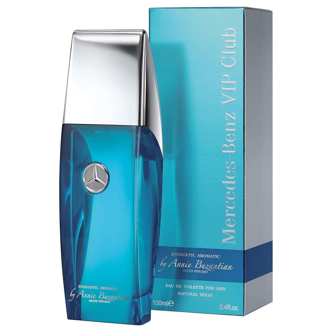 Mercedes-Benz VIP Club Eau de Toilette Energetic Aromatic Natural Spray, 100 ml, Energetic Aromatic