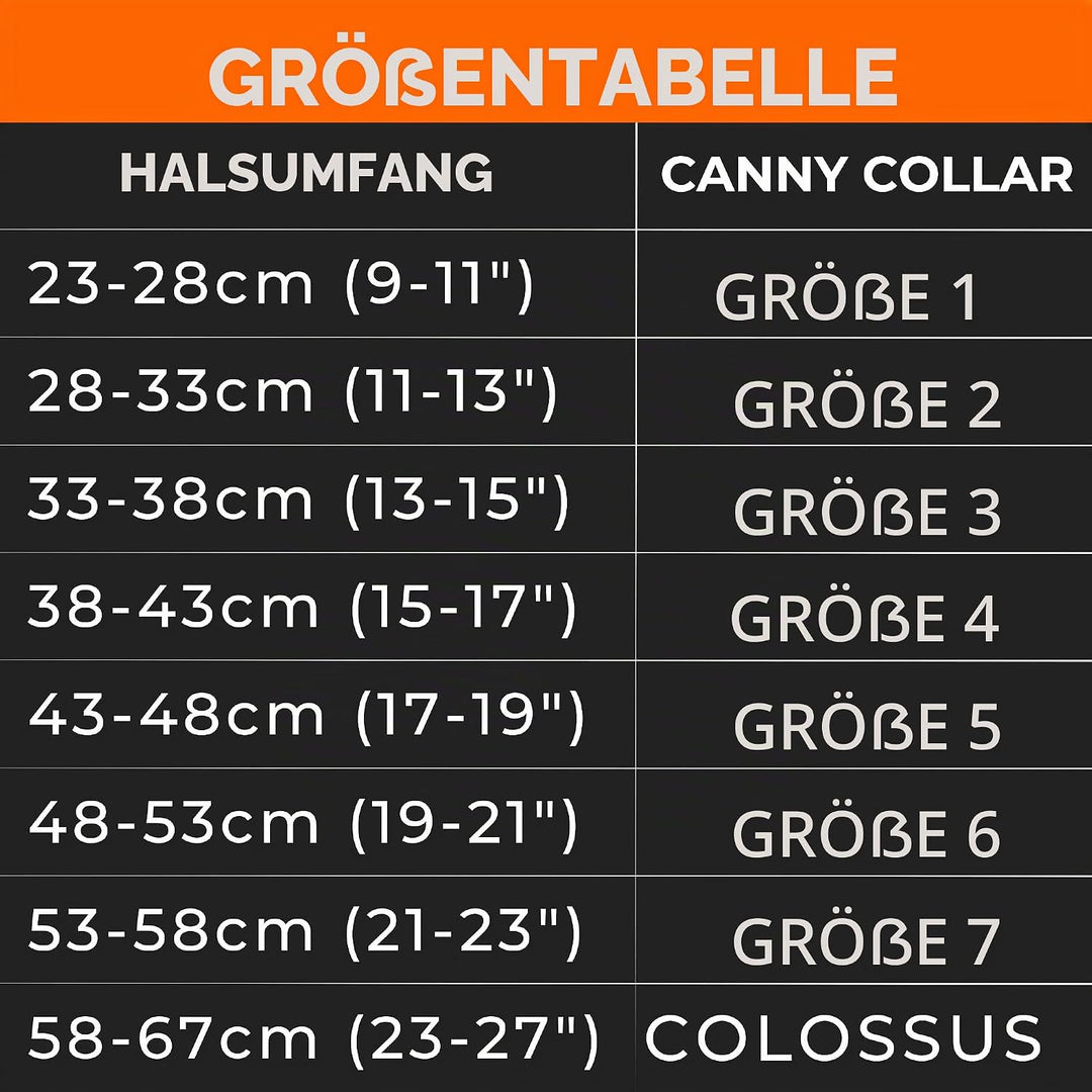 Canny Halsband – The Canny Colossus Hundehalsband für grosse Hunderassen, einfache und effektive Hil