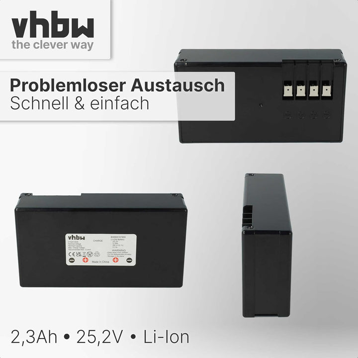 vhbw Akku kopmatibel mit Agro R800Li & Ambrogio Alex L20, L30 Elite, L50, L75, L85 Deluxe Edition Ra