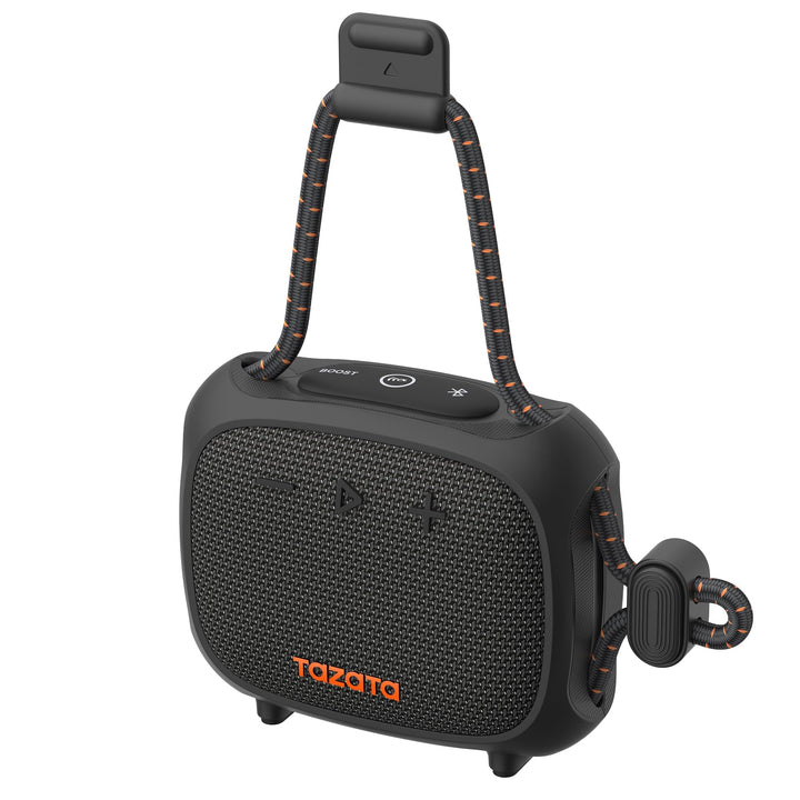 TAZATA Robuster Outdoor-Lautsprecher, IPX7 wasserdicht, schwimmender Bluetooth-Lautsprecher mit 11 S
