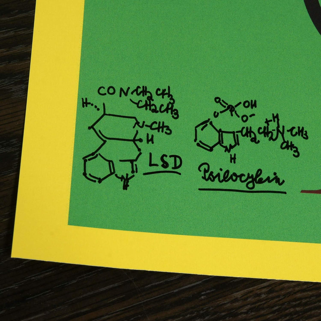 Bicycle Day 1943 Albert Hofmann Signed Autograph LSD Psilocybin Formel