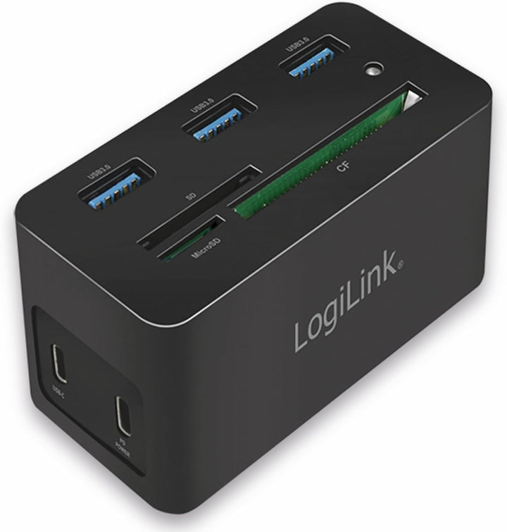 LogiLink UA0370 - USB-C Multiport Mini Dock 10-in-1-Anschluss, mit PW (Power Delivery), schwarz