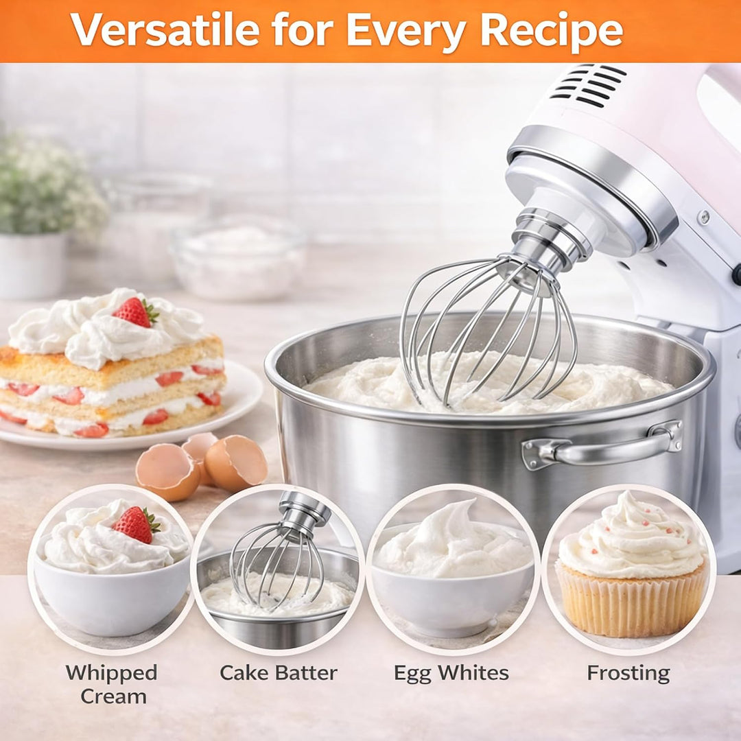 Poweka K45WW Schneebesen aus Edelstahl für KitchenAid