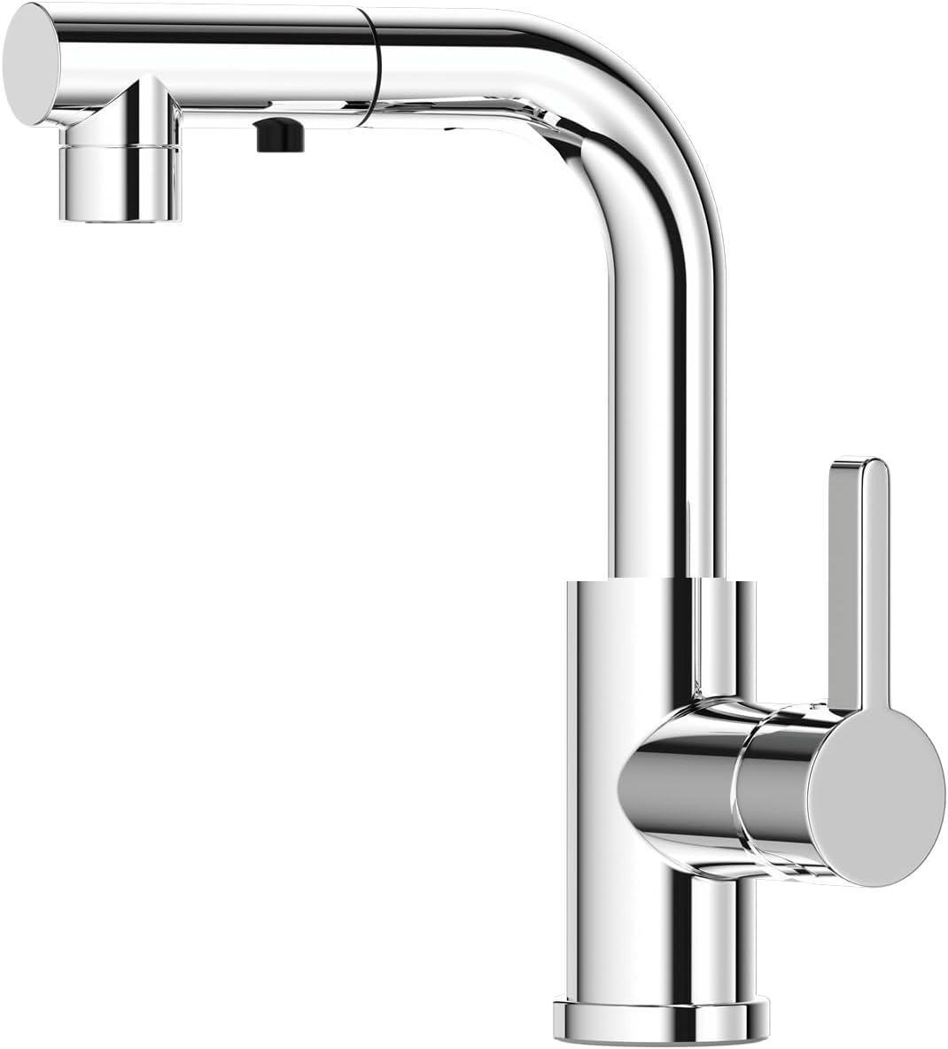 Wasserhahn Küche, SEMANEY Hochdruck Küchenarmatur Ausziehbar, Einhand Spültischarmatur Küche mit Zwe