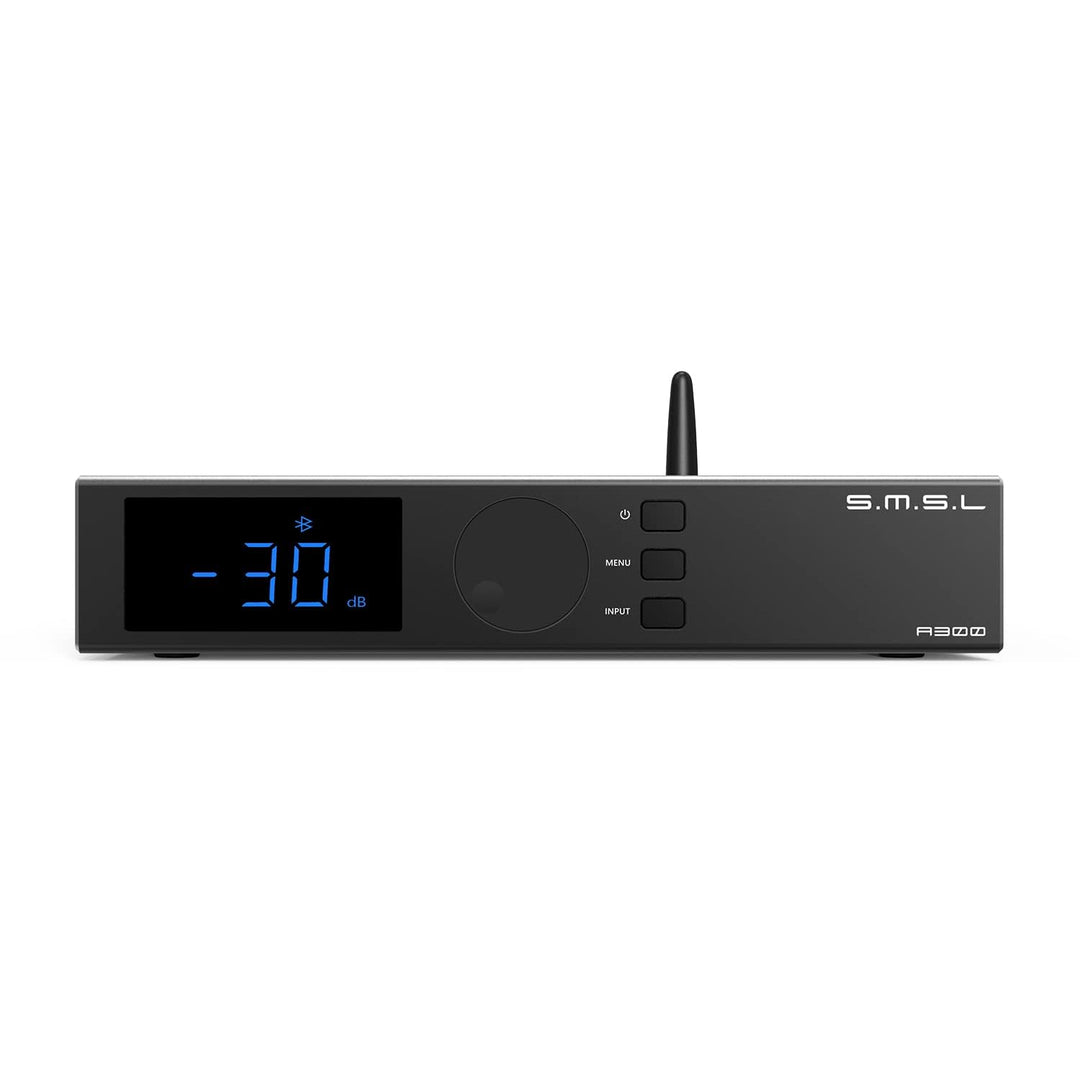 SMSL a300 Digitaler Leistungsverstärker BTL-Modus Hi-Res Bluetooth 5.0 mit Fernbedienung mit 165 Wx2
