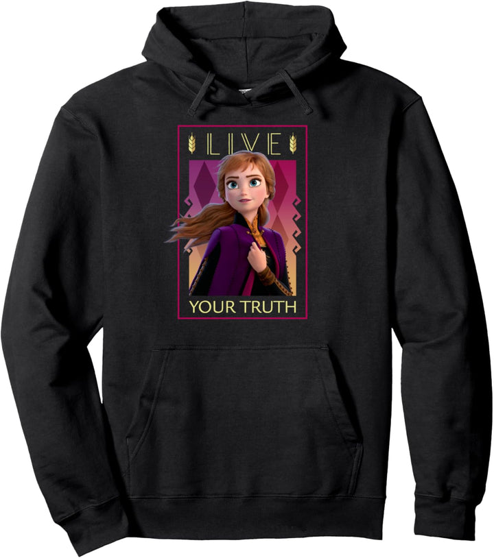 Disney Frozen 2 Anna Live Your Truth Portrait Pullover Hoodie