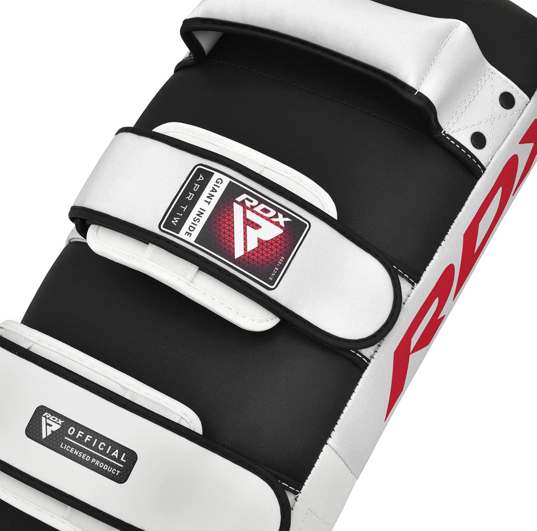 RDX Schlagpolster zum Kampfsport, Curved Trittschlagpolster Kickboxen, Muay Thai Training, Maya Hide