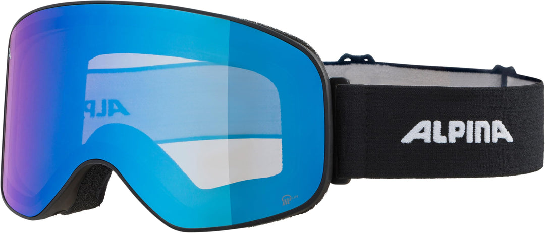 ALPINA SLOPE Q-LITE - Verspiegelte, Kontrastverstärkende OTG Skibrille Mit 100% UV-Schutz Für Erwach