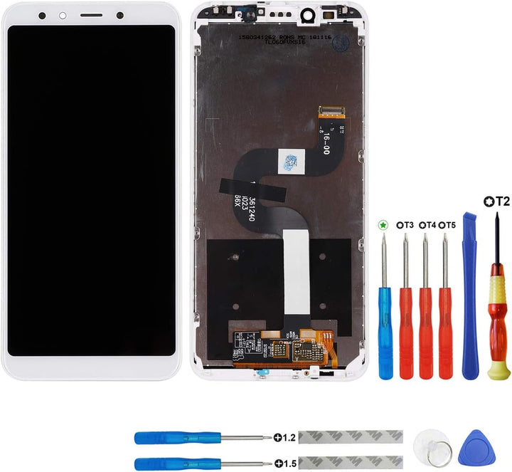 swark LCD Display Kompatibel mit Xiaomi Mi A2 / Mi 6X Touchscreen Digitizer Assembly Glas +Tools (We