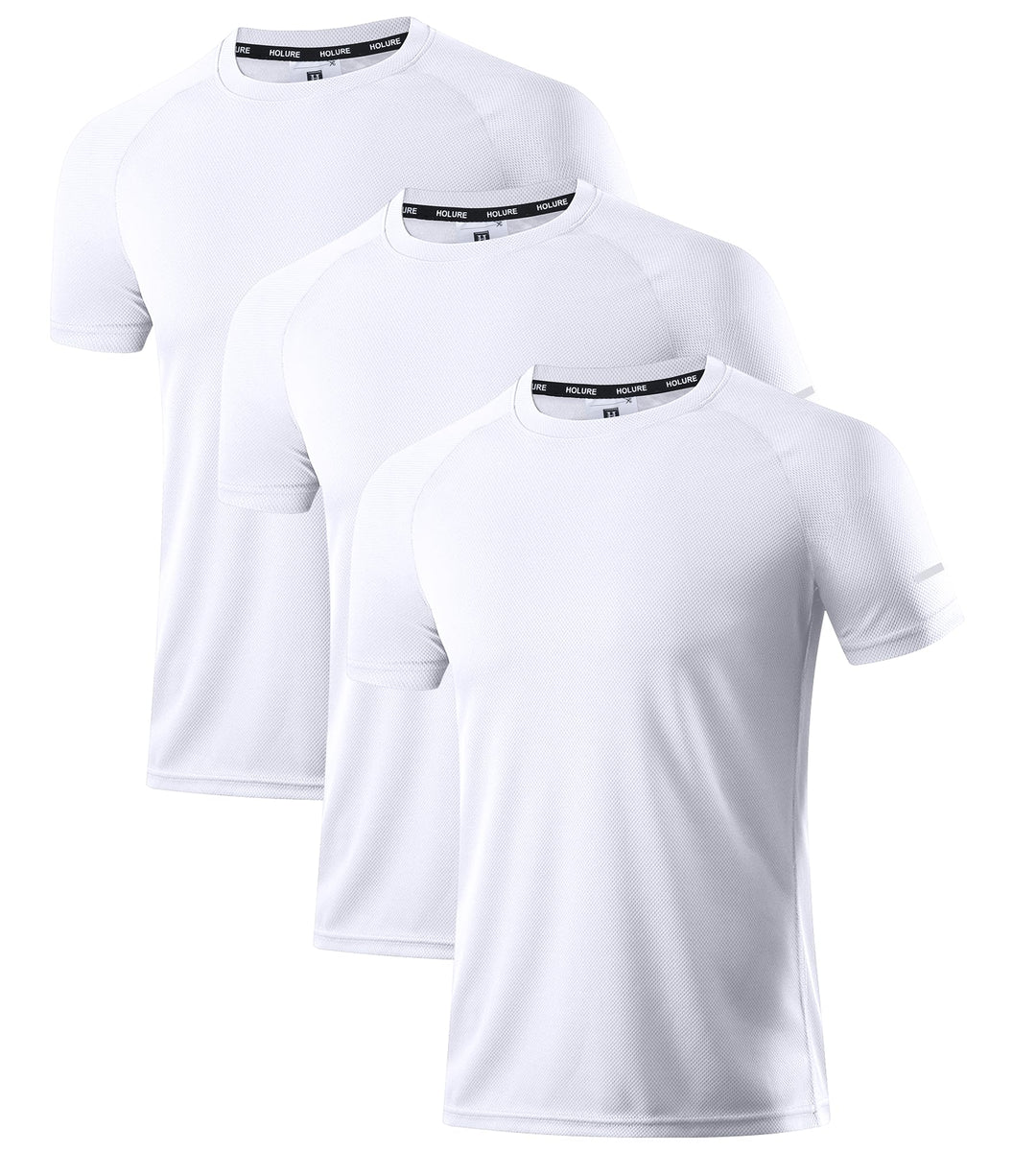 Herren Activewear T-Shirts 1/3/4/5/6er Pack | Slim Fit Sport Shirts | Atmungsaktiv, Schnelltrocknend