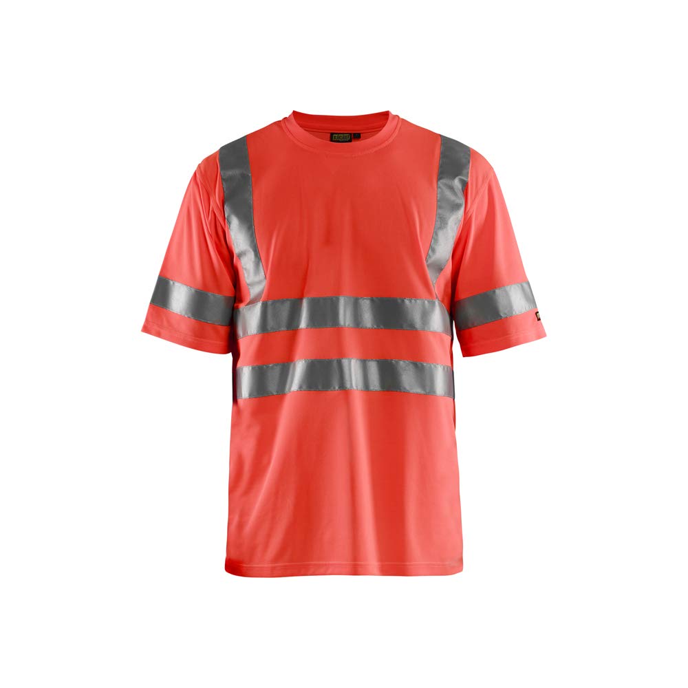 Blaklader 341310095500S T-Shirt, High Vis Rot, Grösse S