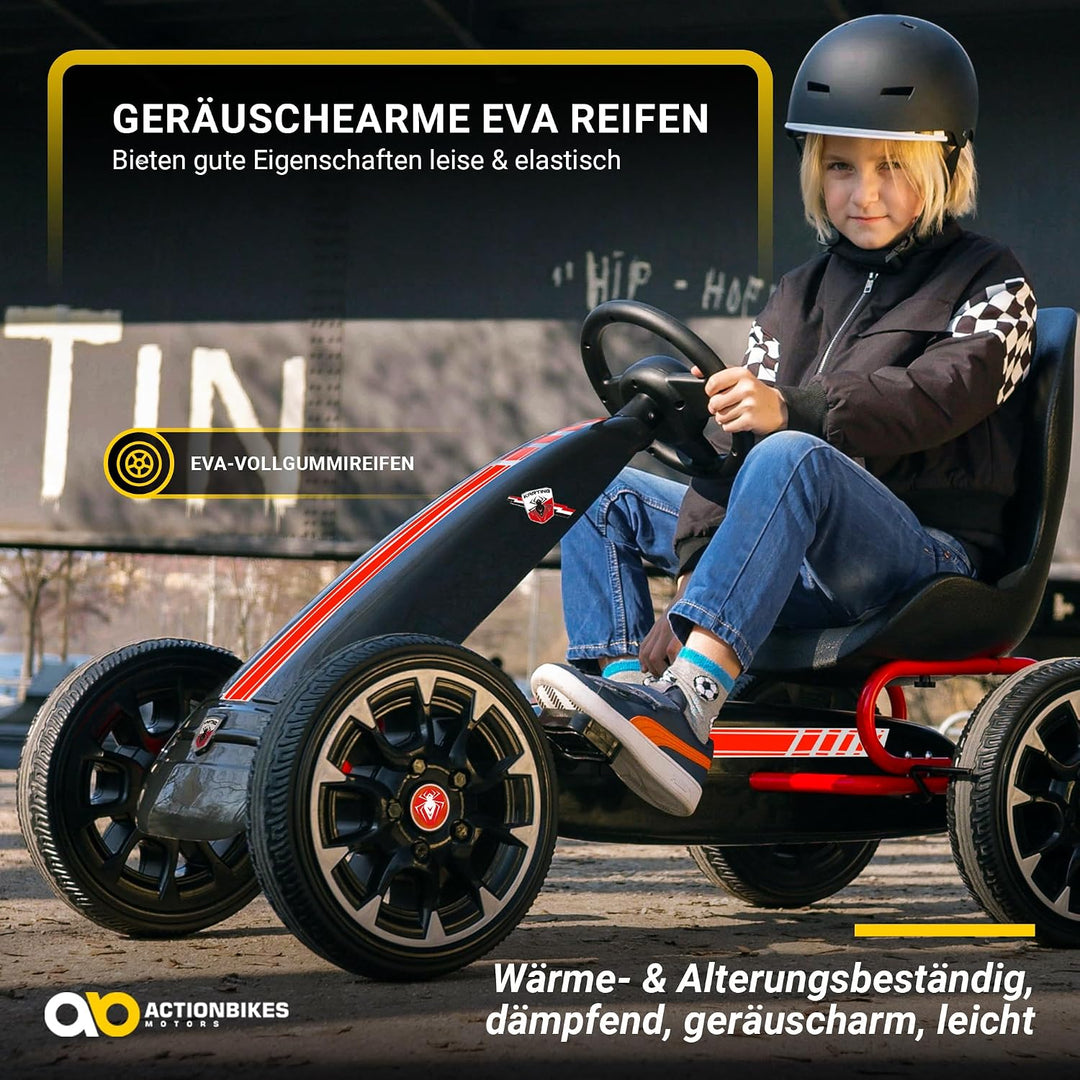 Actionbikes Motors GoKart FS Spider | 2-Rad Antrieb | Handbremse | Kettcar | Go Kart | Kinderauto |