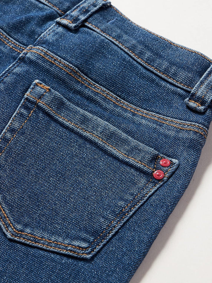 s.Oliver Mädchen Jeans, Wide Leg Jeans, Wide Leg 110 Blue Denim, 110 Blue Denim