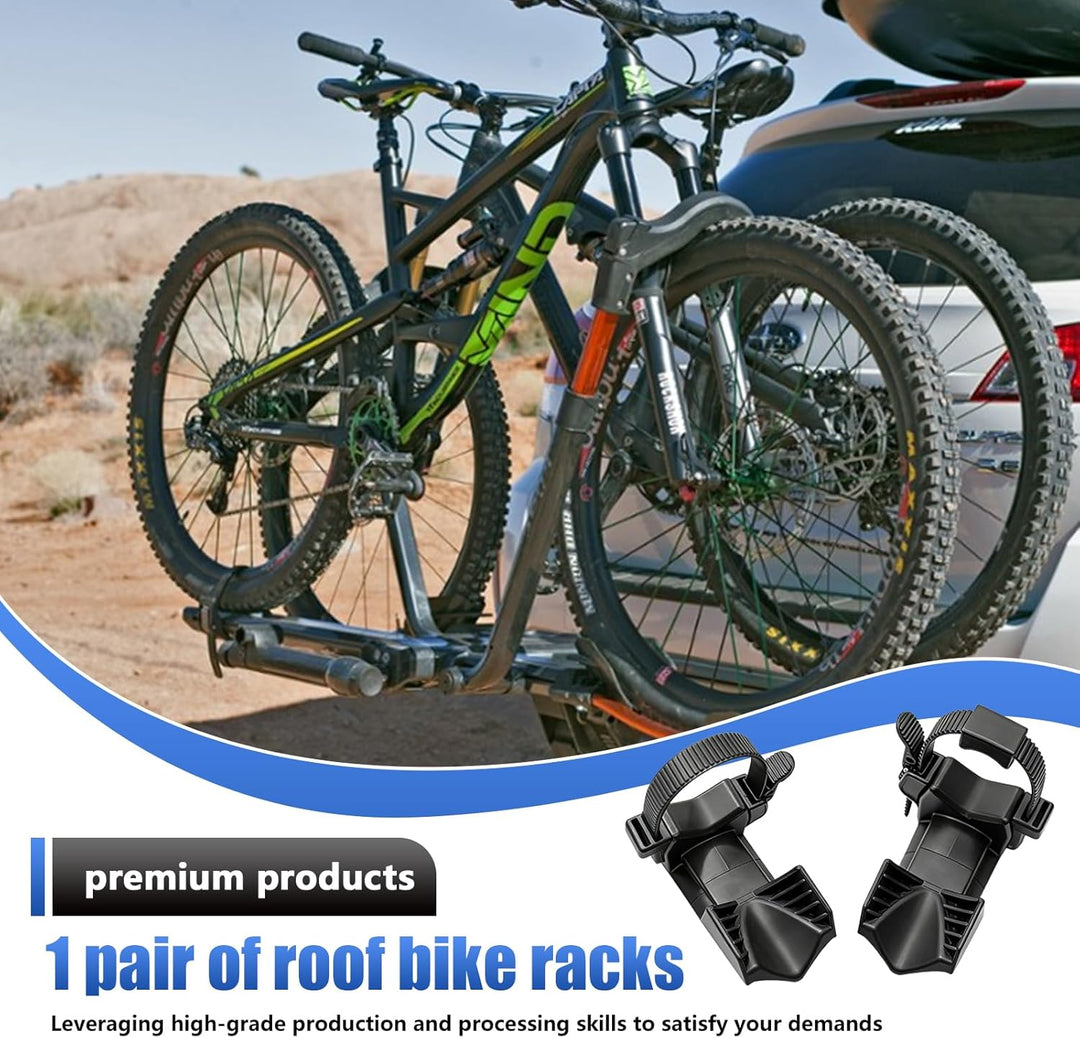 2PCS Radstopper, Universelle Fahrradträger Zubehör für Breite Reifen bis 3.11 Zoll, Radstopper für B