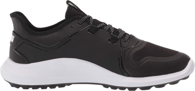 PUMA Herren Ignite Fasten8 Golfschuh 42.5 EU Puma Black Puma Silver Puma Weiss, 42.5 EU Puma Black P