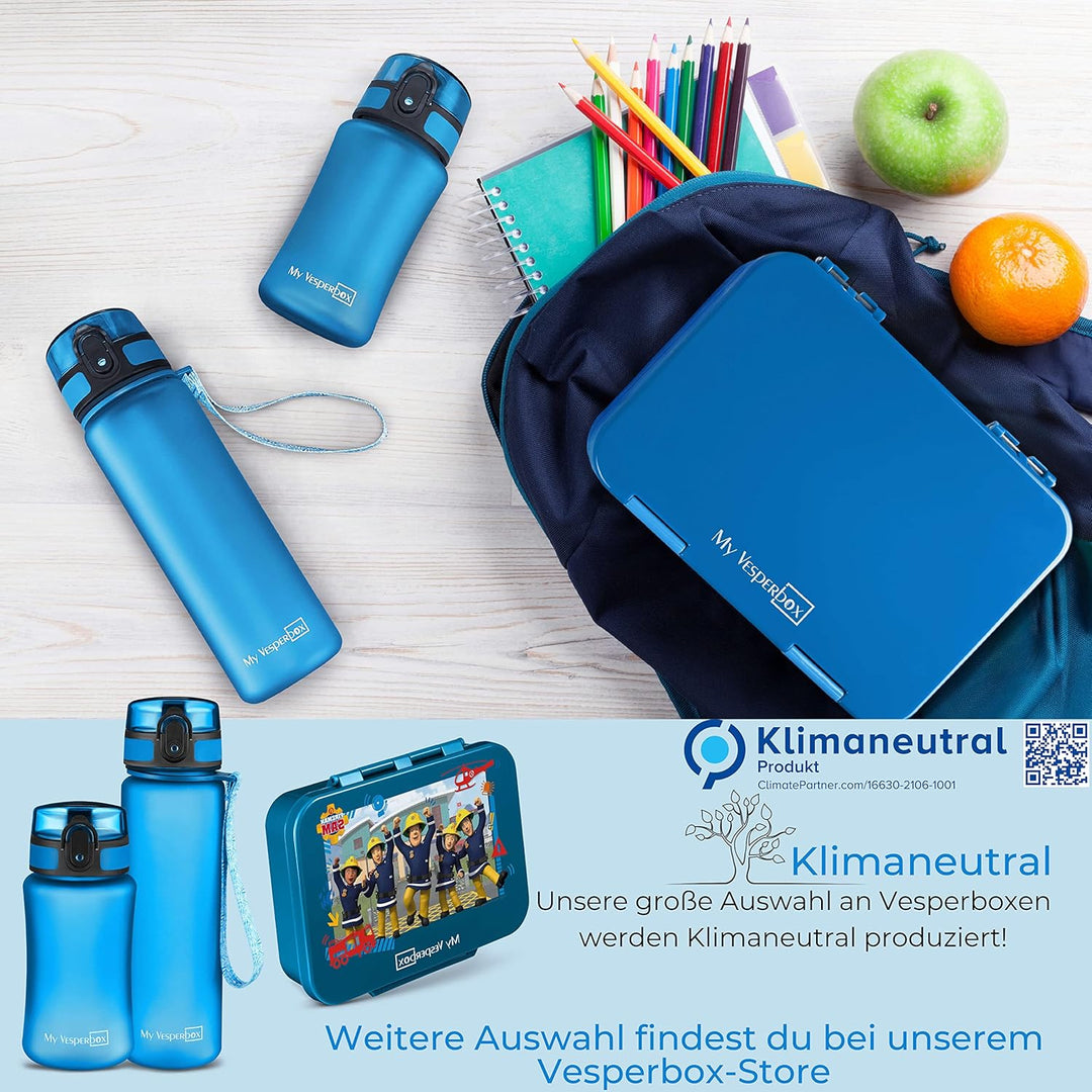 My Vesperbox – Bia - Bento Box Kinder - NEU - VERSTÄRKTE VERSCHLÜSSE - Auslaufsicher & BPA Frei - ex
