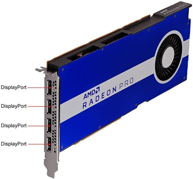 AMD Radeon Pro W5500 8GB GDDR6 Workstation Grafikkarte 4x DP