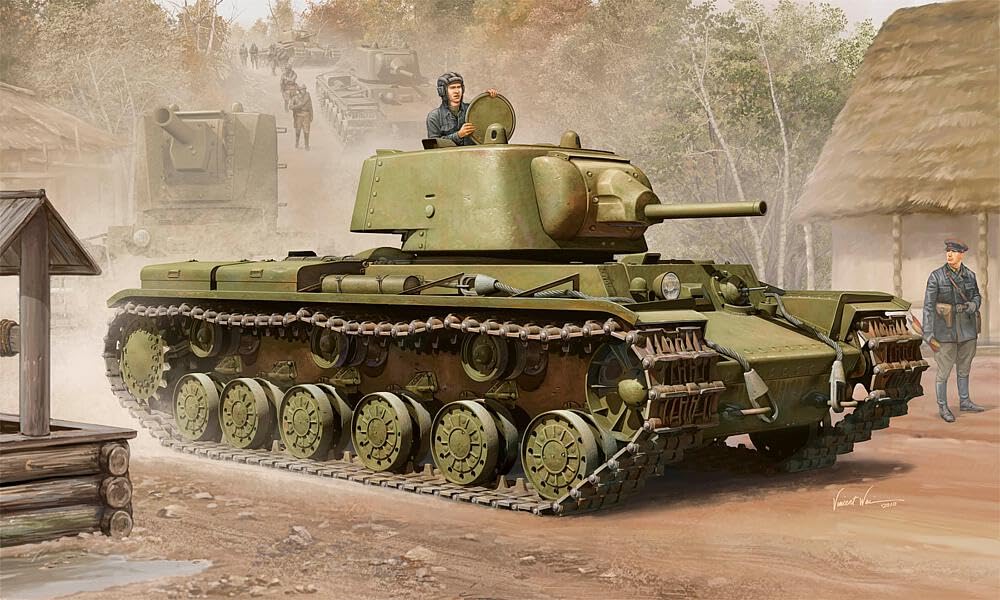Trumpeter 01561 Modellbausatz KV-1M 1939