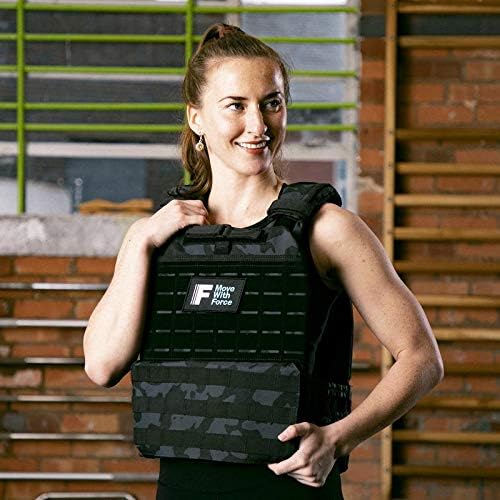 Force Fitness Gewichtsweste, 2 kg, Schwarz
