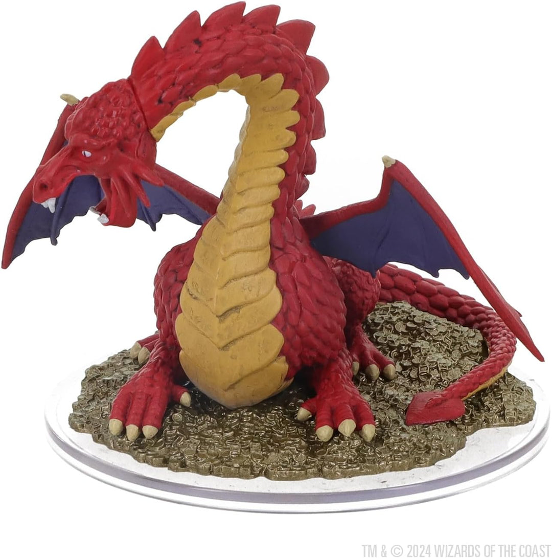 WizKids D&D Icons of The Realms: 50th Anniversary - Classic Red Dragon Boxed Miniature | Dungeons an