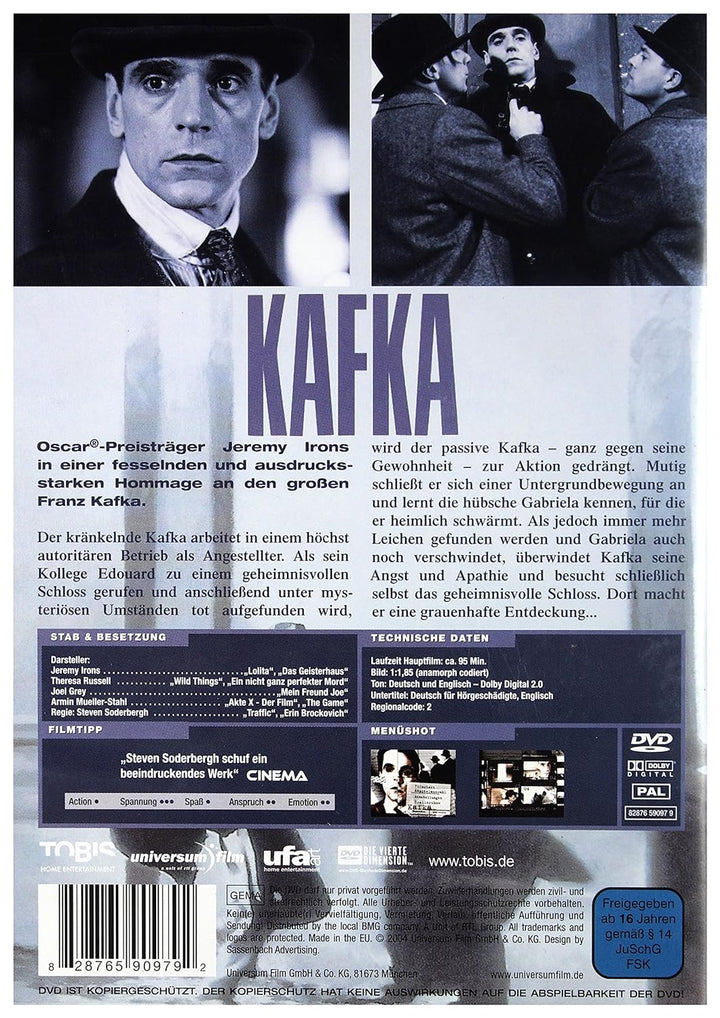 Kafka, DVD