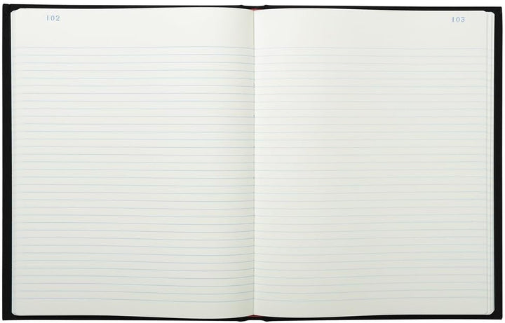 Exacompta 6422E Register, 32 x 25 cm, liniert, 200 Seiten, Schwarz