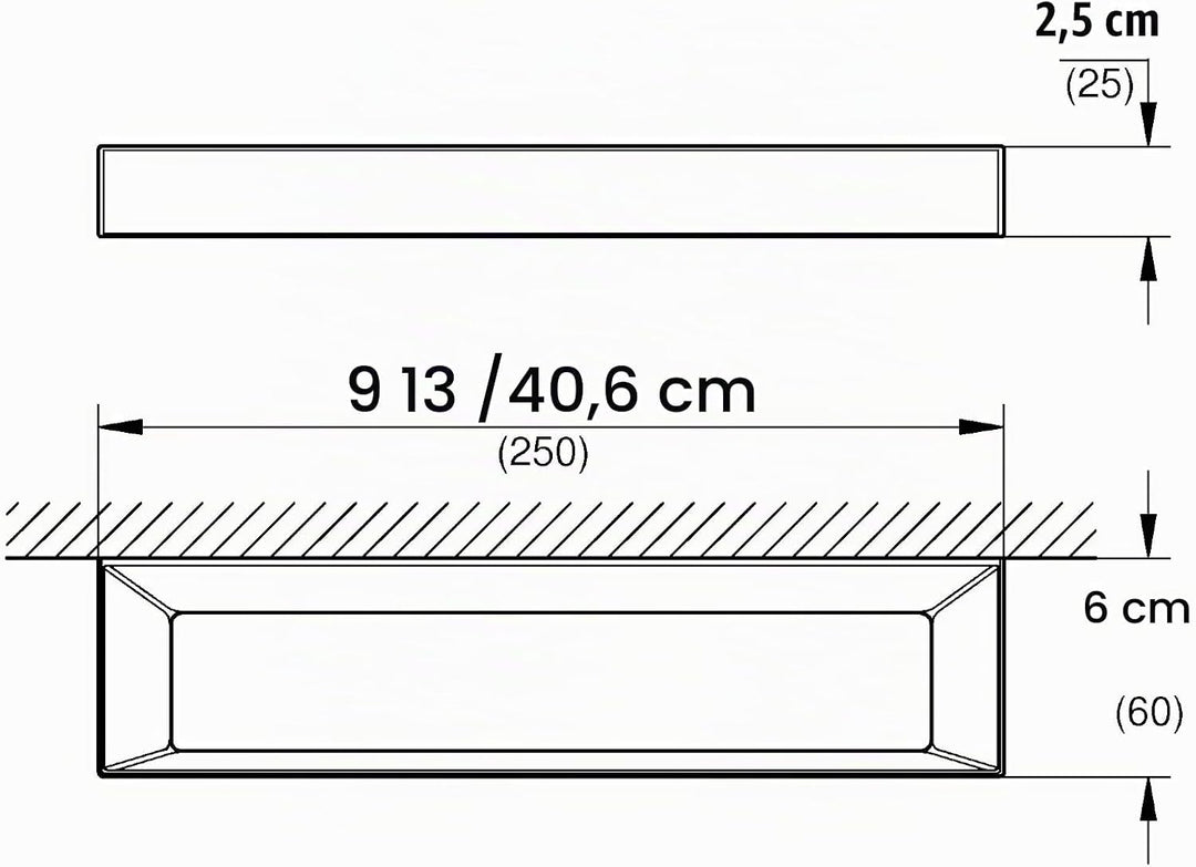 GROHE Selection Cube - Handtuchring (verdeckte Befestigung, Material: Metall, langlebig), chrom, eck