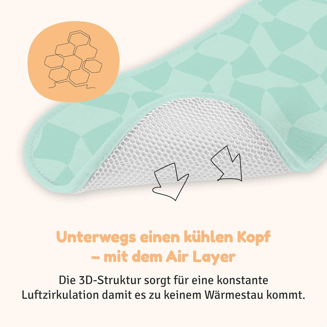 Aeromoov - Baby Sitzauflage Air Layer - Einlage Für Autositz oder Kinderwagen - Gruppe 2/3 - Antisch