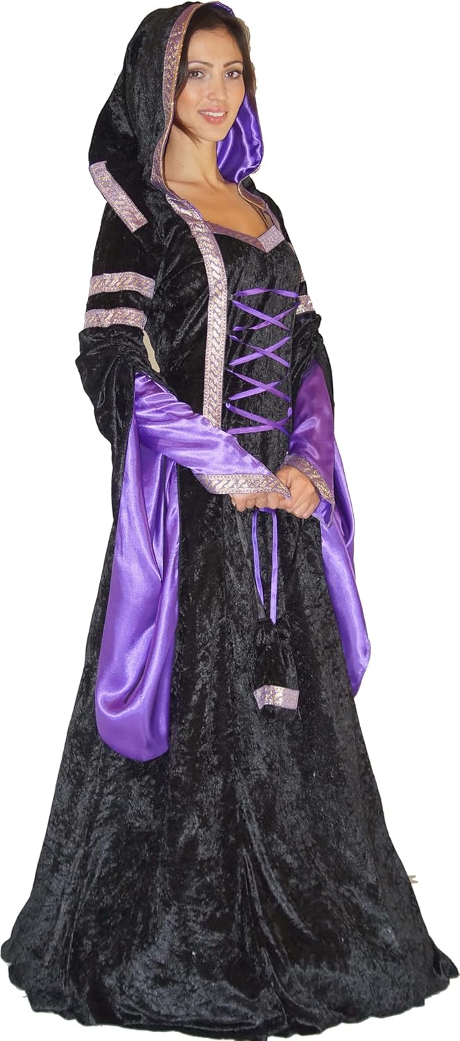 MAYLYNN 12202-M-L - Mittelalter Kostüm Melina Burgfräulein, 2-teilig, Grösse M/L, M-L