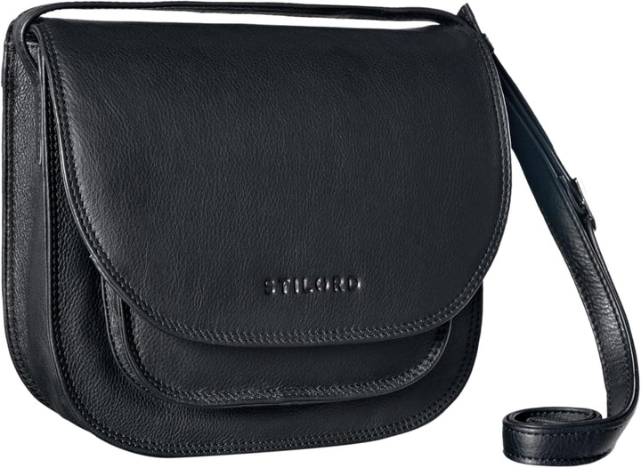 STILORD 'Willow' Damen Umhängetasche Leder Handtasche Frauen Damen Abendtasche Freizeittasche Ledert