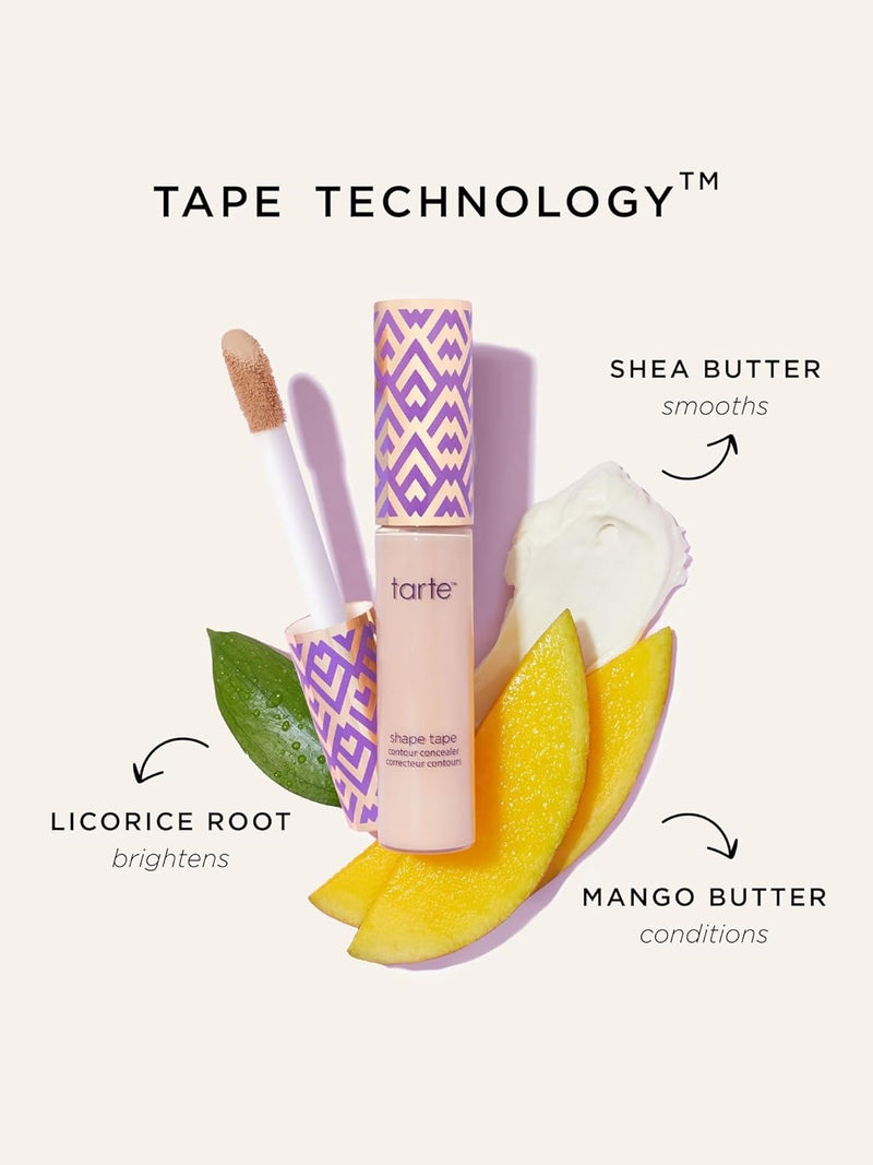 TARTE Double Duty Beauty Shape Tape Light Medium SAND 10 ml (1er Pack) Beige, 10 ml (1er Pack) Beige