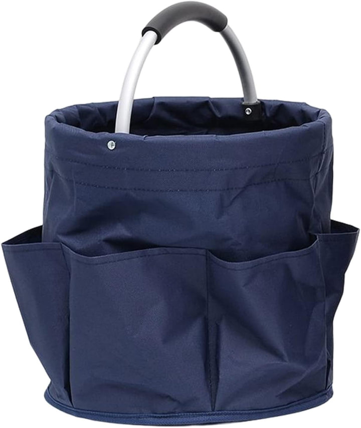 Garten-Organizer, wasserdichte Taschen für Gartengeräte, Runder Aufbewahrungskorb zum Aufbewahren vo