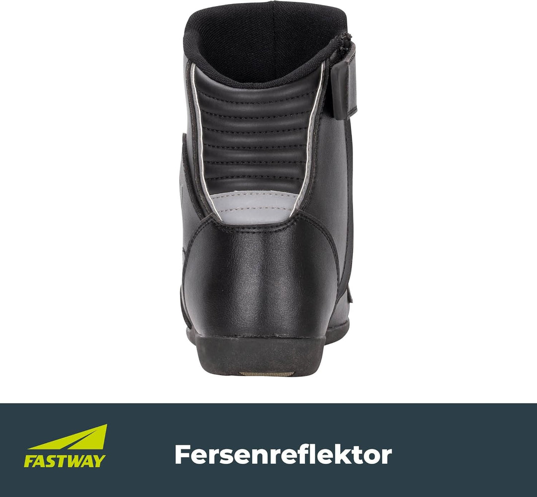 FAST WAY FTS-1 S Stiefel, Kurzer Tourenstiefel, Zertifiziert, Robuster Motorradstiefel, Schalthebelv