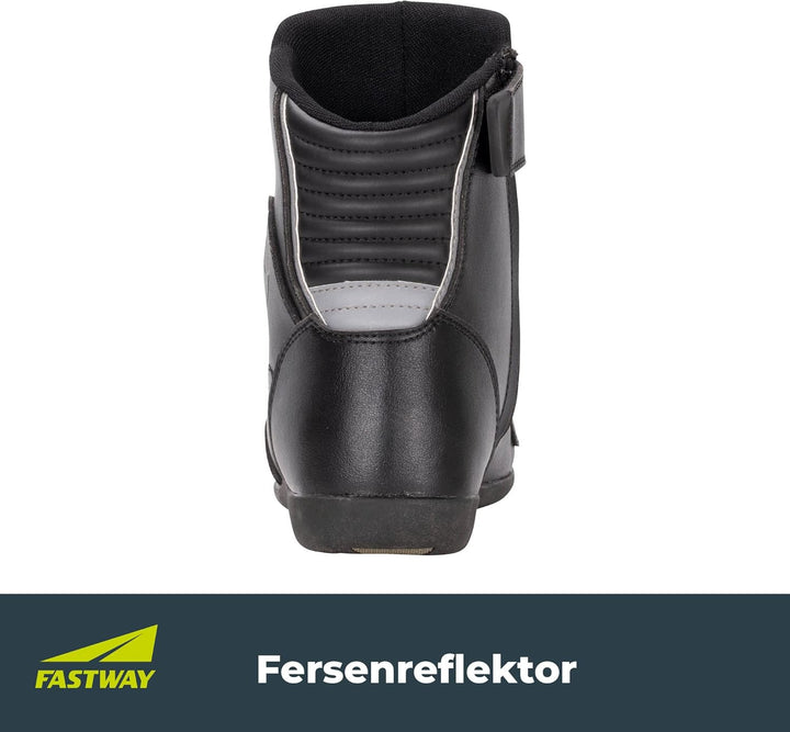 FAST WAY FTS-1 S Stiefel, Kurzer Tourenstiefel, Zertifiziert, Robuster Motorradstiefel, Schalthebelv