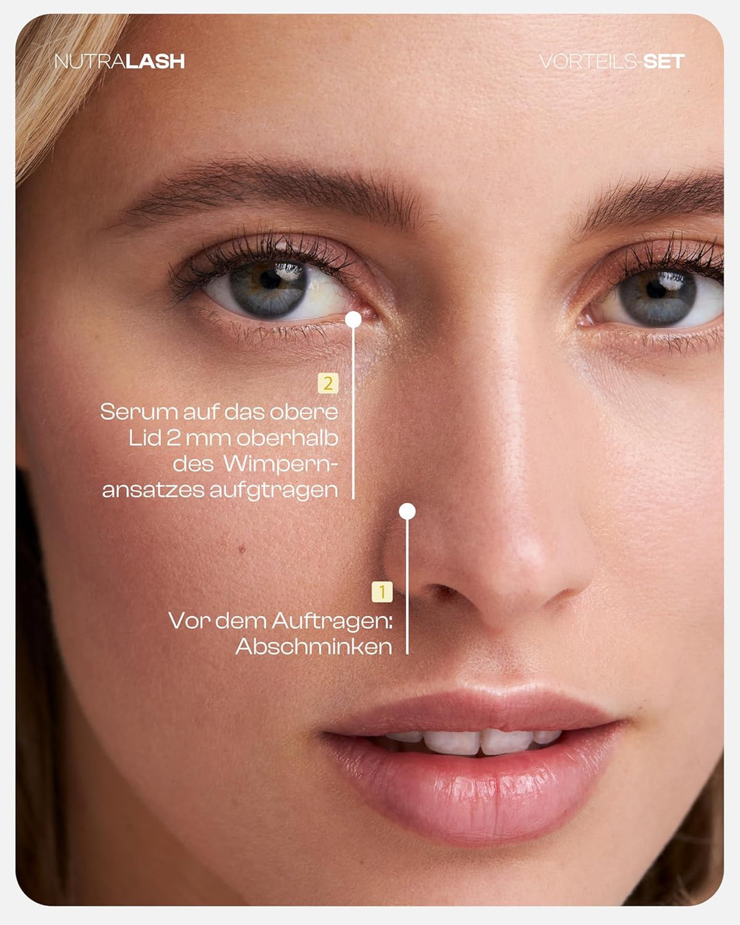 Nutralash – Vorteils-Set Mascara und Wimpernserum I Tiefschwarze Wimperntusche für Maximales Volumen